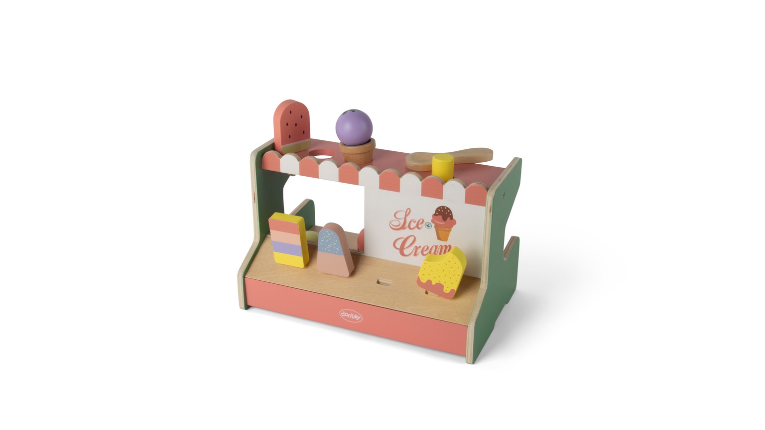 Isbutik i træ 12 dele 